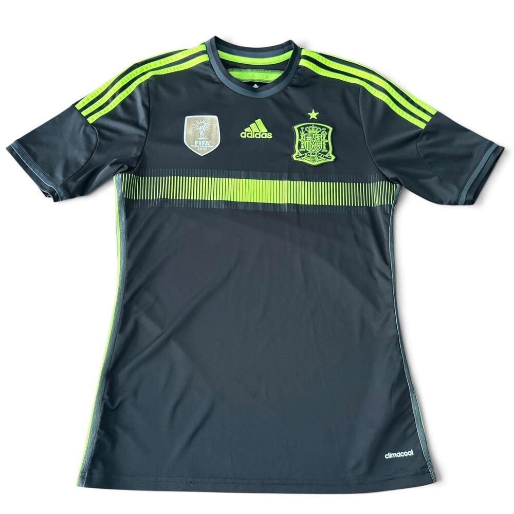Adidas Spain FIFA 2010 World Cup Champions Soccer Jersey Men S Away Climacool
